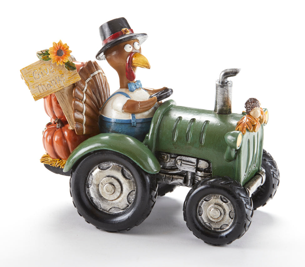 Turkey on Tractor