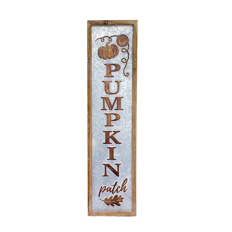 Galvanized Pumpkin Patch Sign