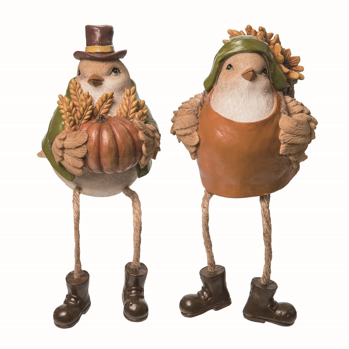 Brown Bird Shelf Sitter Figurine