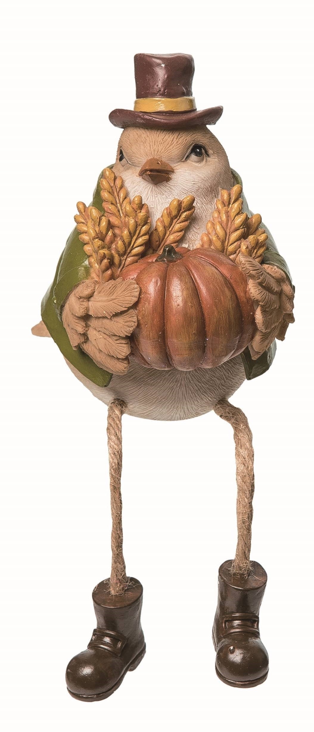 Brown Bird Shelf Sitter Figurine