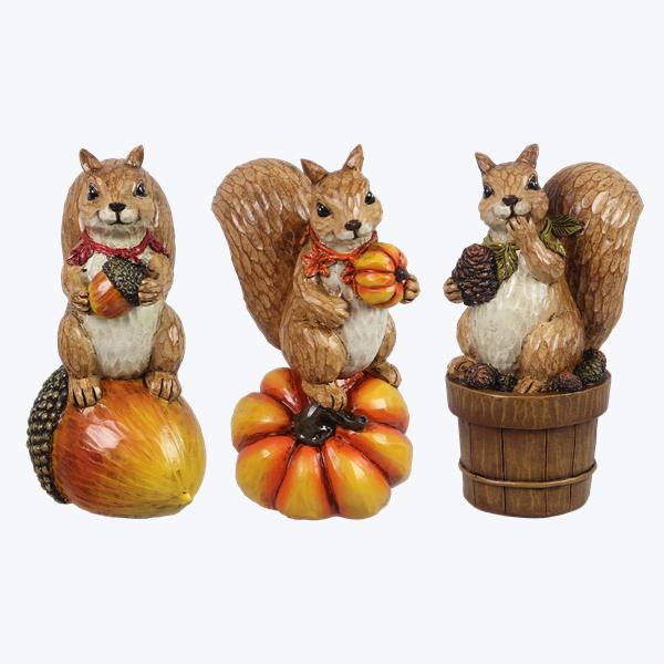 Fall Squirrel Figure