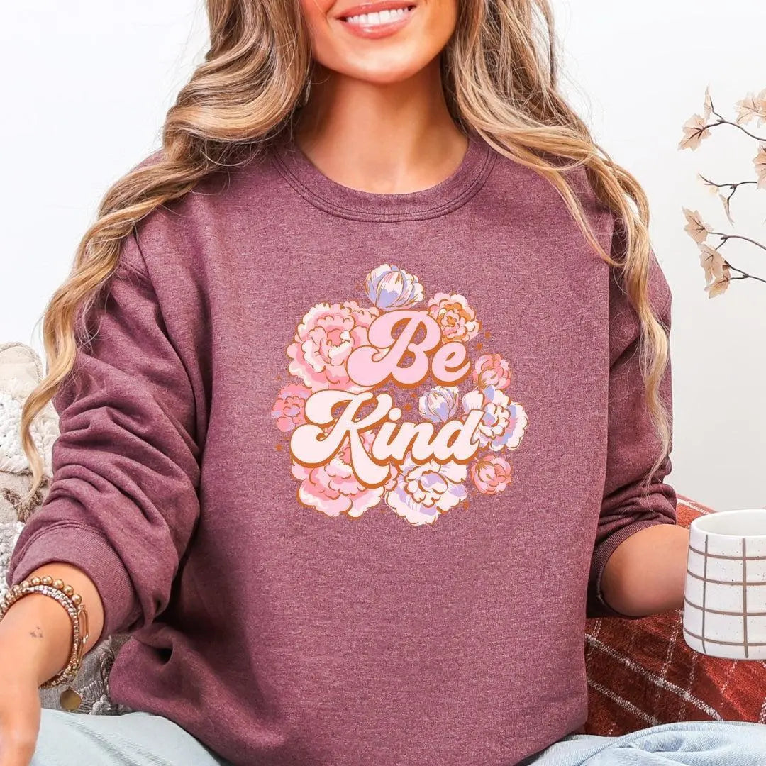 Be Kind Daisy Crewneck Sweatshirt