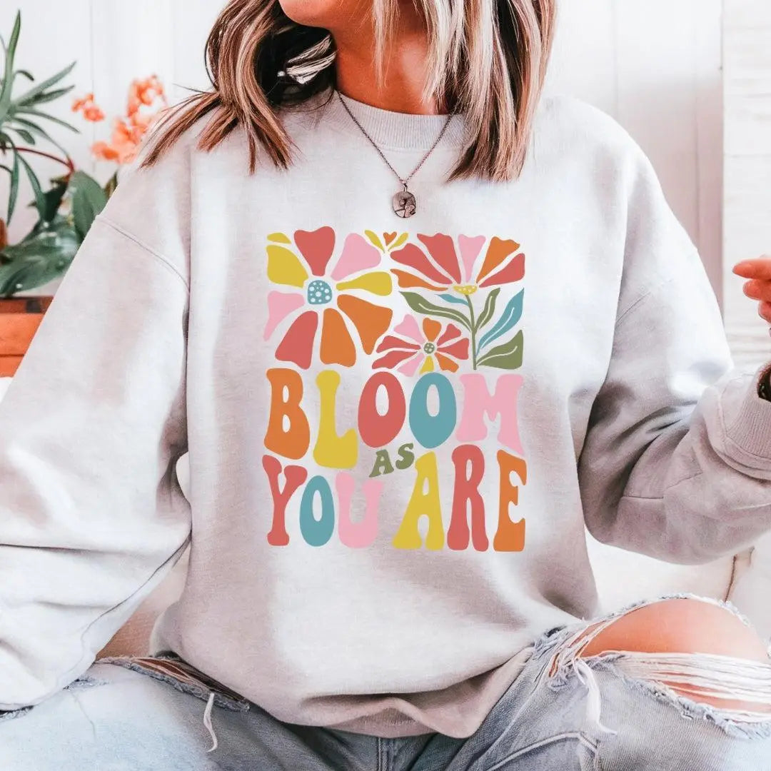 Bloom as You Are Crewneck Sweatshirt