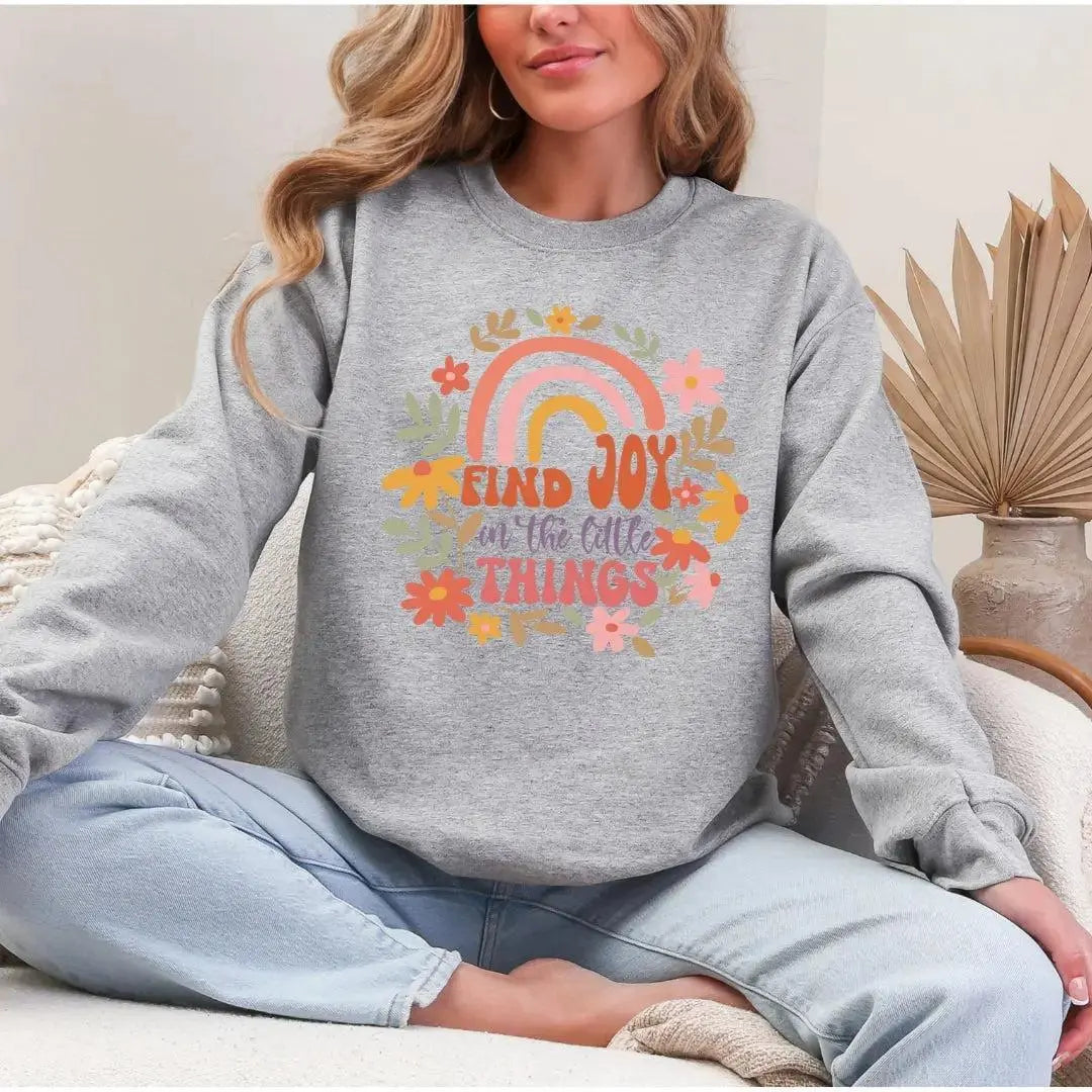 Positivity Floral Sweatshirts