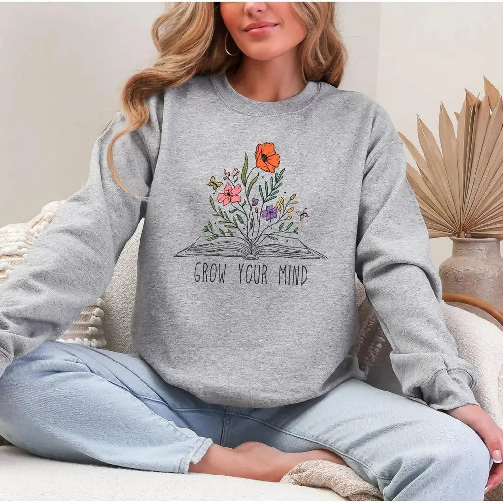 Positivity Floral Sweatshirts