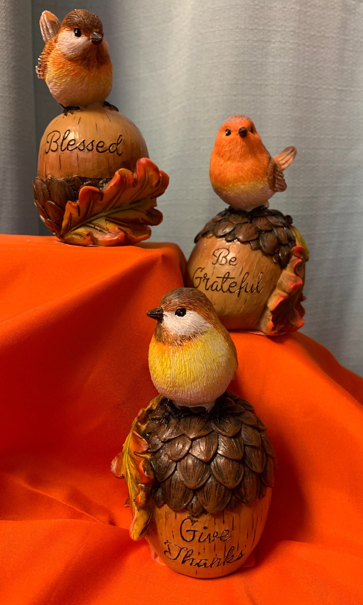 Birds on Acorns