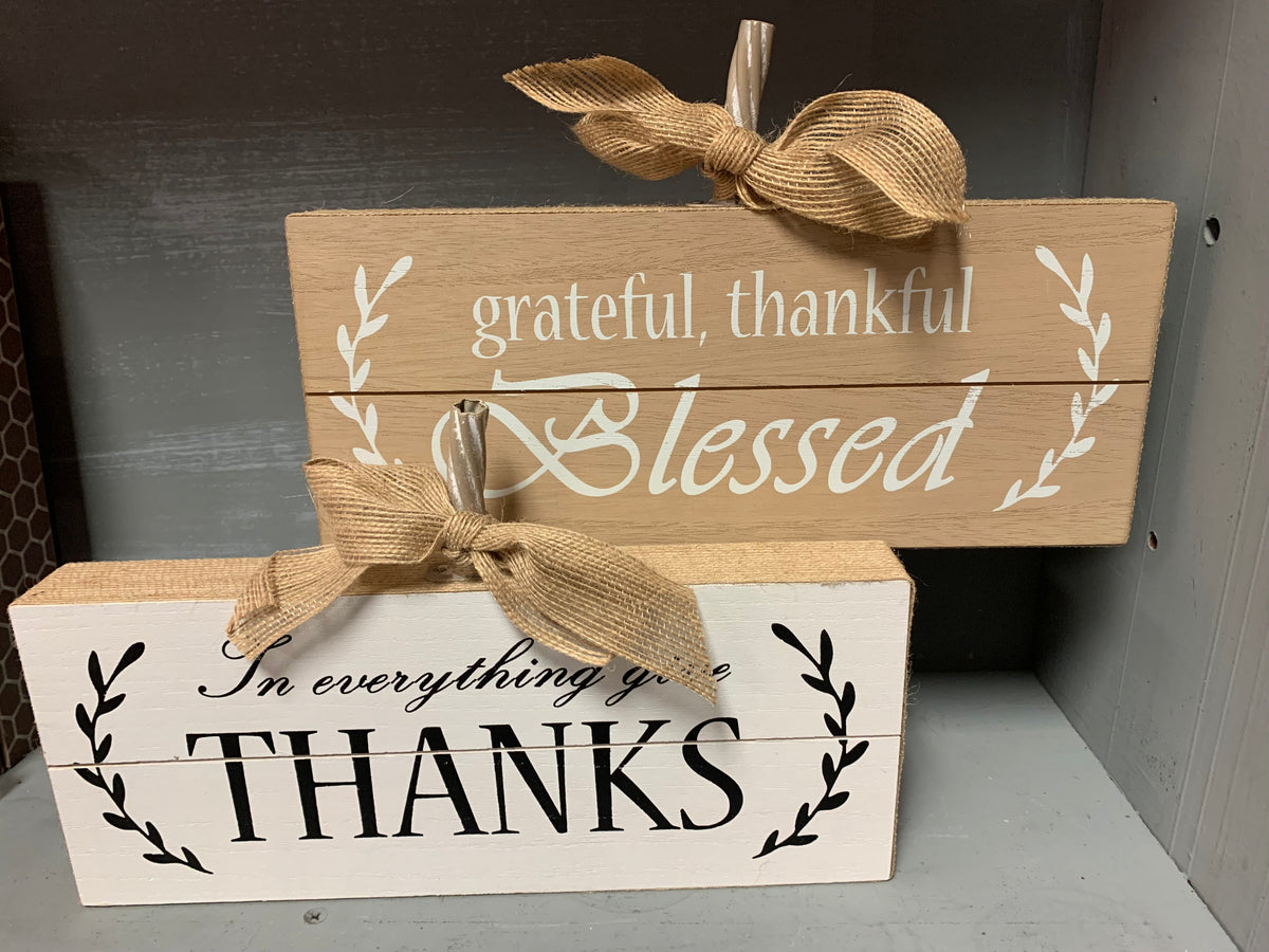 Rectangular Pumpkin Plaque