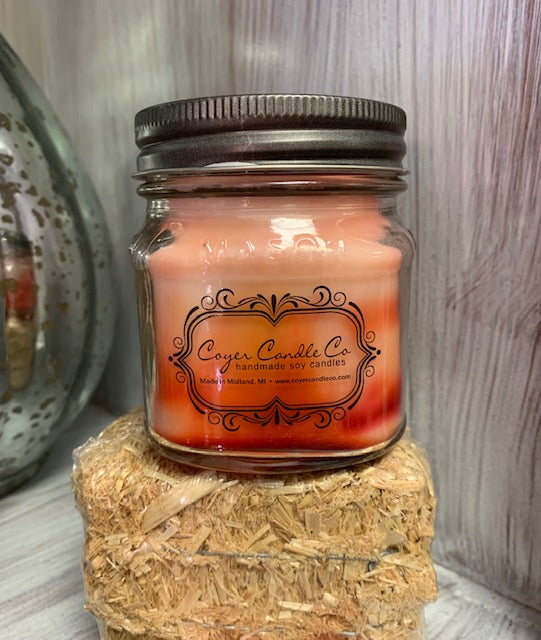 8 oz. Mason Jar Candles - Autumn Collection