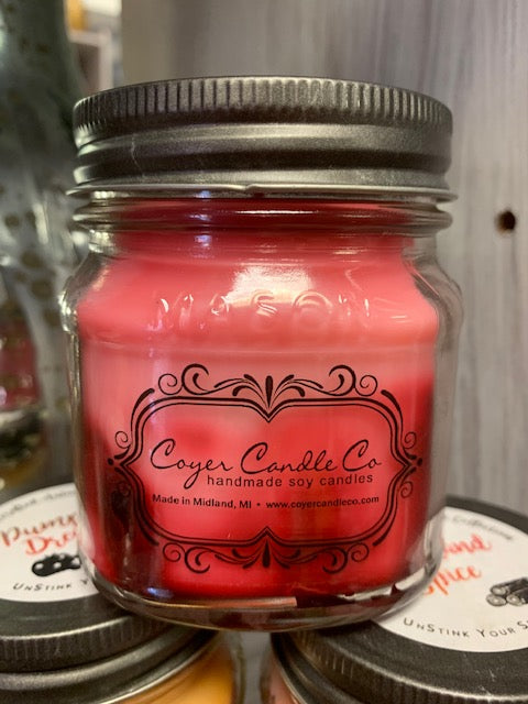 8 oz. Mason Jar Candles - Autumn Collection