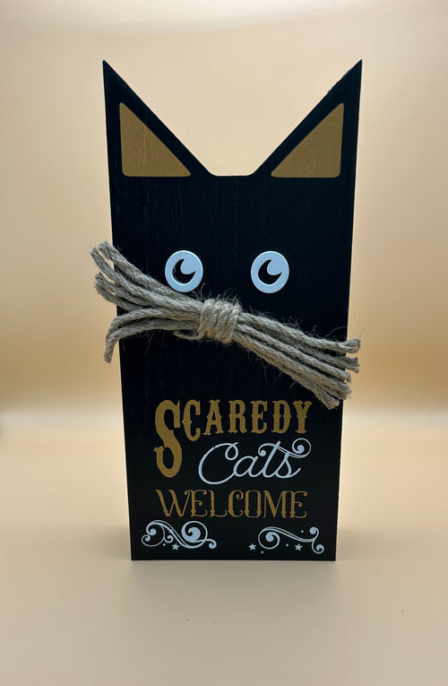 Black Cat Sign