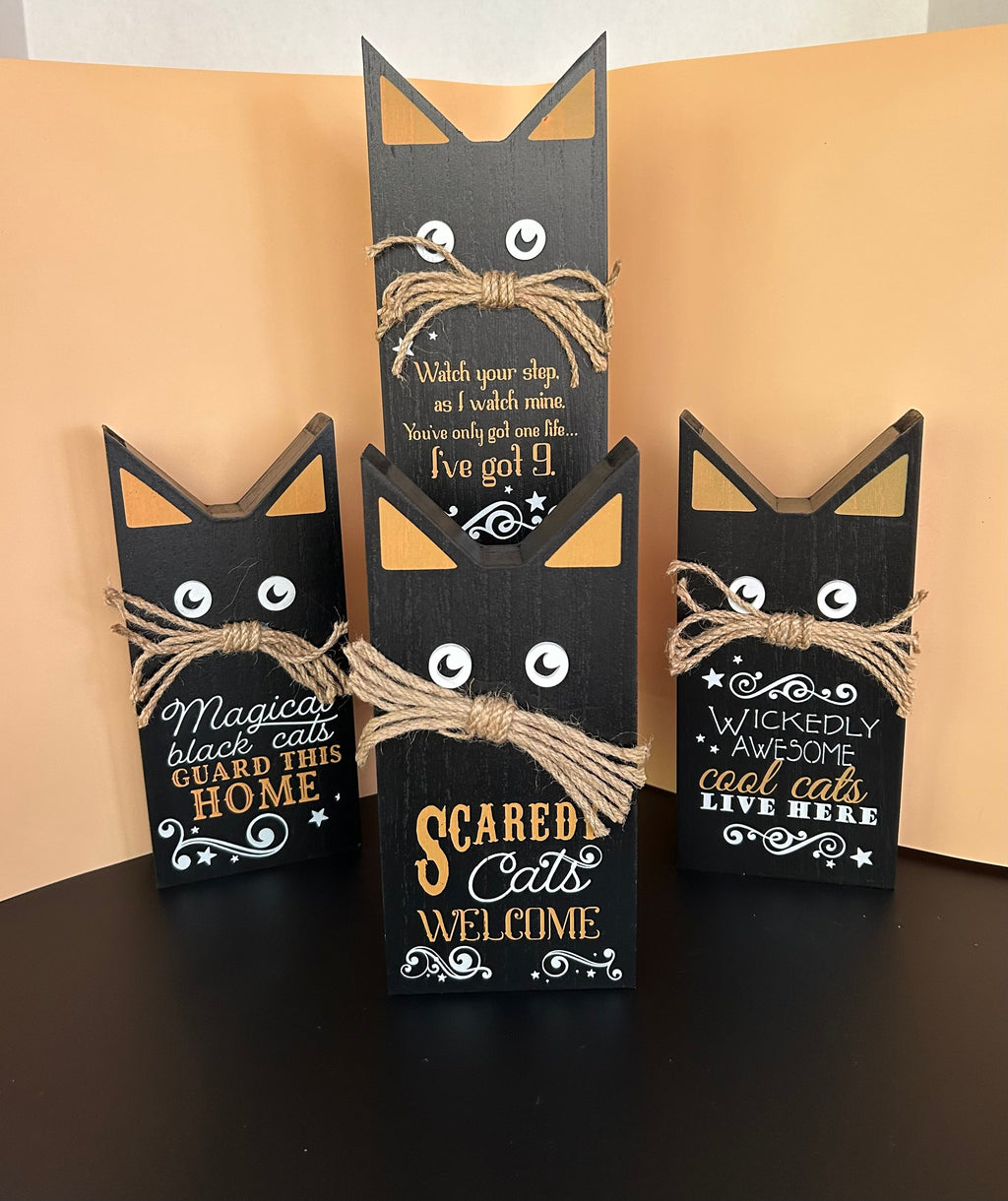 Black Cat Sign