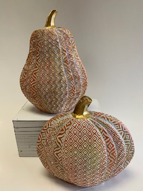 Etched Resin Pumpkin